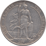 1902 ONE FLORIN ( GVF ) 8 - Florin - Cambridgeshire Coins