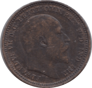 1902 ONE THIRD FARTHING ( AUNC ) - One Third Farthing - Cambridgeshire Coins