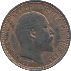 1902 ONE THIRD FARTHING ( EF ) 7 - One Third Farthing - Cambridgeshire Coins