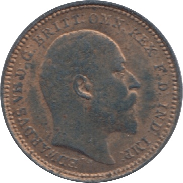 1902 ONE THIRD FARTHING ( EF ) 7 - One Third Farthing - Cambridgeshire Coins