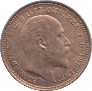 1902 ONE THIRD FARTHING ( UNC ) 1 - One Third Farthing - Cambridgeshire Coins