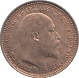 1902 ONE THIRD FARTHING ( UNC ) 1 - One Third Farthing - Cambridgeshire Coins