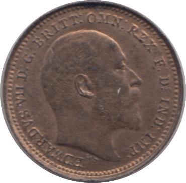 1902 ONE THIRD FARTHING ( UNC ) 3 - One Third Farthing - Cambridgeshire Coins