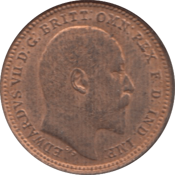 1902 ONE THIRD FARTHING ( UNC ) 4 - One Third Farthing - Cambridgeshire Coins