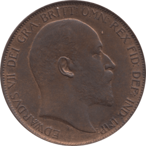 1902 PENNY 1 ( AUNC ) 23 - Penny - Cambridgeshire Coins
