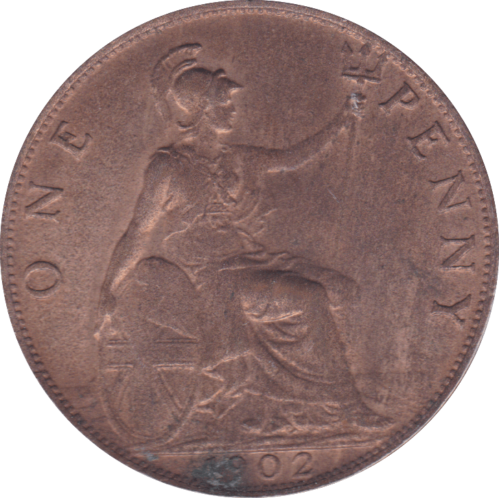 1902 PENNY ( AUNC ) A - Penny - Cambridgeshire Coins