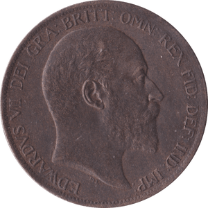 1902 PENNY ( AUNC ) B - Penny - Cambridgeshire Coins