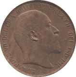 1902 PENNY ( AUNC ) C - Penny - Cambridgeshire Coins