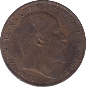 1902 PENNY ( EF ) 6 - Penny - Cambridgeshire Coins