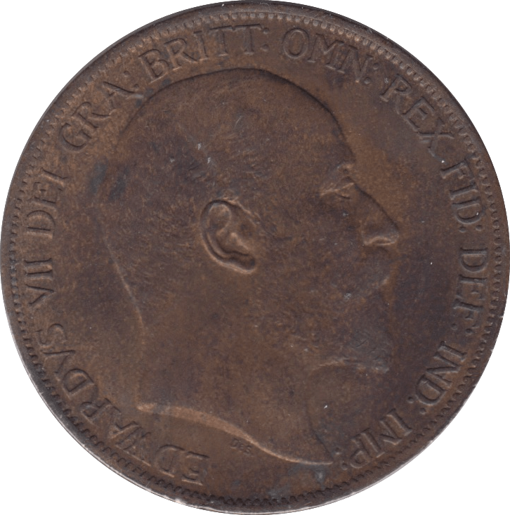 1902 PENNY ( EF ) 6 - Penny - Cambridgeshire Coins