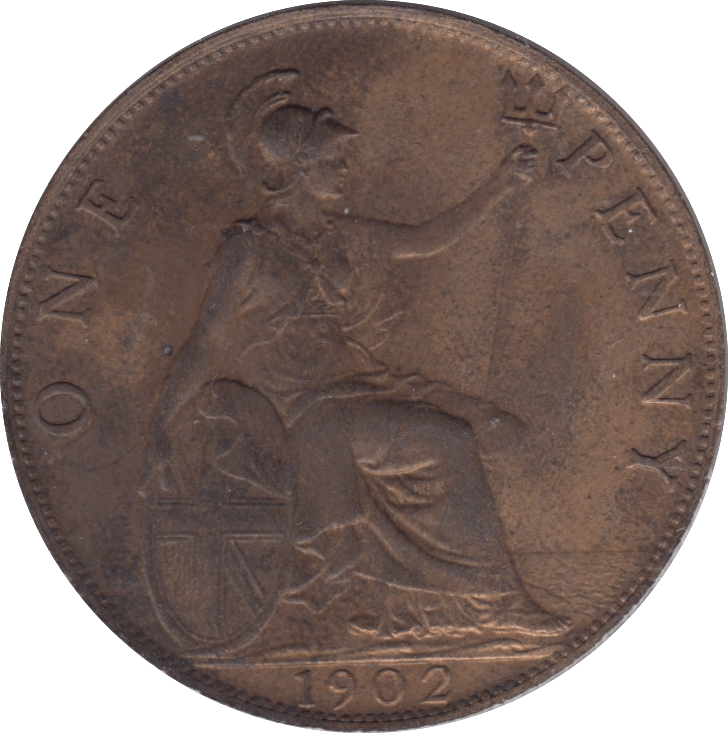 1902 PENNY ( EF ) 6 - Penny - Cambridgeshire Coins