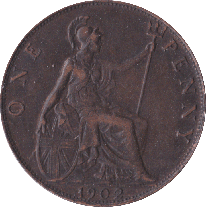 1902 PENNY ( GVF ) B - Penny - Cambridgeshire Coins