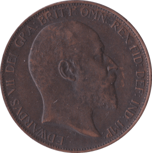 1902 PENNY ( GVF ) B - Penny - Cambridgeshire Coins