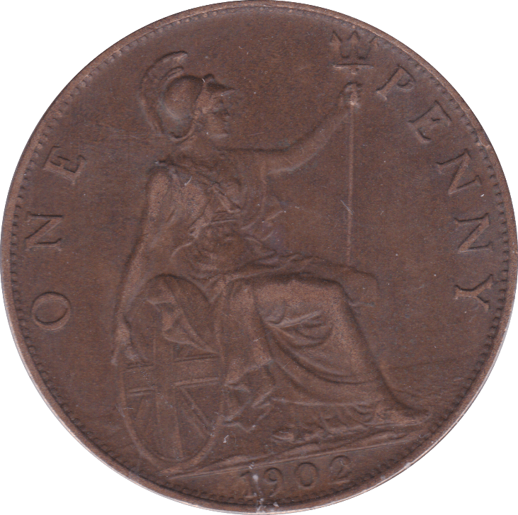 1902 PENNY ( GVF ) D - Penny - Cambridgeshire Coins