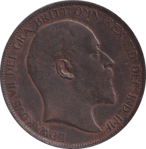 1902 PENNY ( GVF ) - PENNY - Cambridgeshire Coins