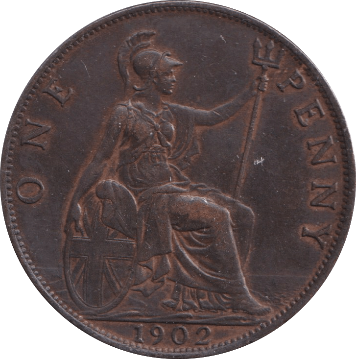 1902 PENNY ( GVF ) - PENNY - Cambridgeshire Coins