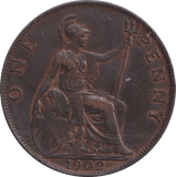1902 PENNY ( GVF ) - PENNY - Cambridgeshire Coins