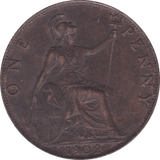 1902 PENNY ( GVF ) - Penny - Cambridgeshire Coins