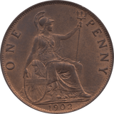 1902 PENNY LOW TIDE ( AUNC ) 34 - Penny - Cambridgeshire Coins