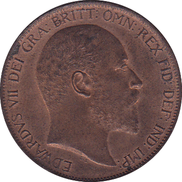 1902 PENNY ( UNC ) A - Penny - Cambridgeshire Coins