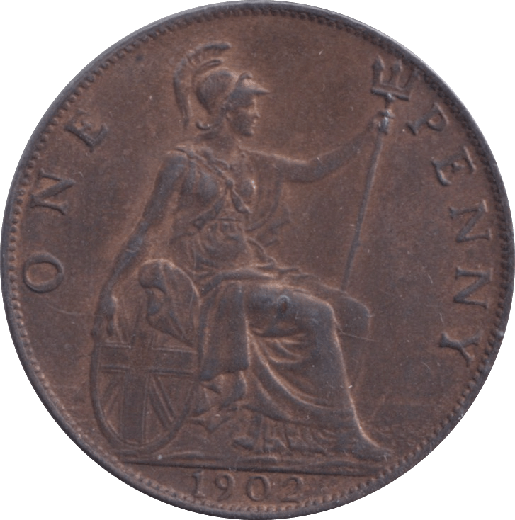 1902 PENNY ( UNC ) - Penny - Cambridgeshire Coins