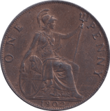 1902 PENNY ( UNC ) - Penny - Cambridgeshire Coins