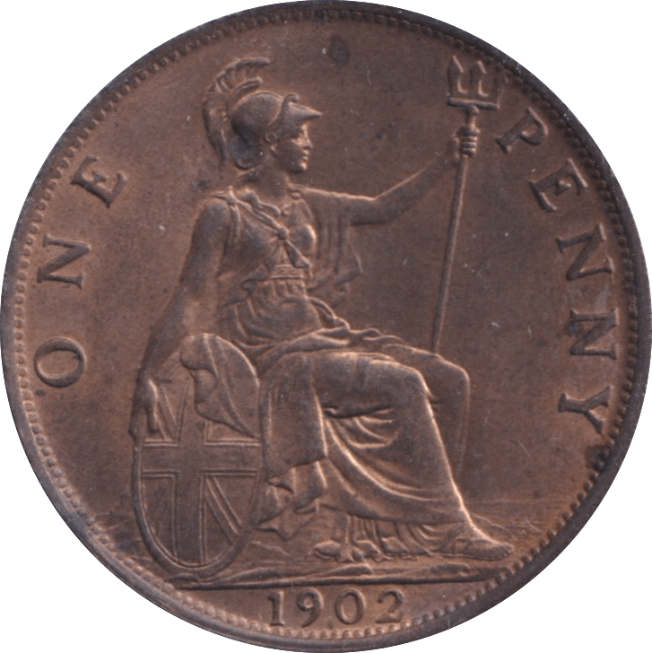 1902 PENNY ( UNC ) - Penny - Cambridgeshire Coins