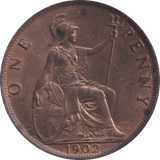 1902 PENNY ( UNC ) - Penny - Cambridgeshire Coins