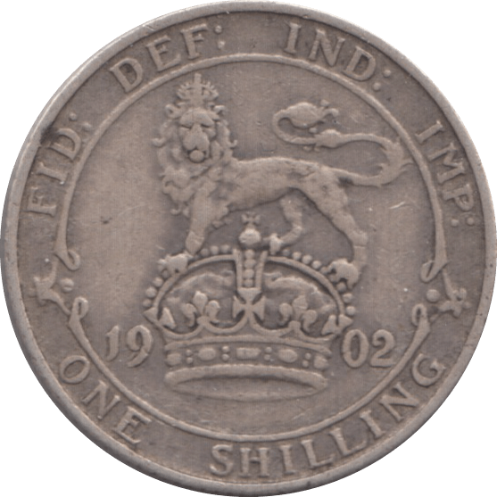 1902 SHILLING ( FINE ) 6 - Shilling - Cambridgeshire Coins