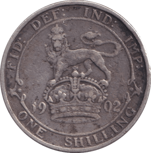 1902 SHILLING ( FINE ) - Shilling - Cambridgeshire Coins