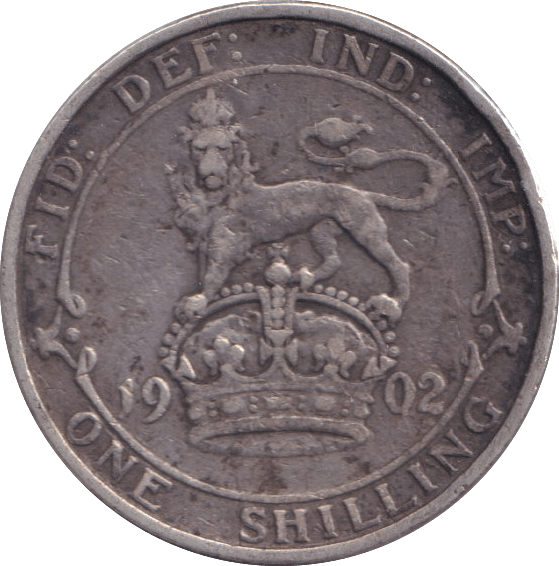 1902 SHILLING ( FINE ) - Shilling - Cambridgeshire Coins