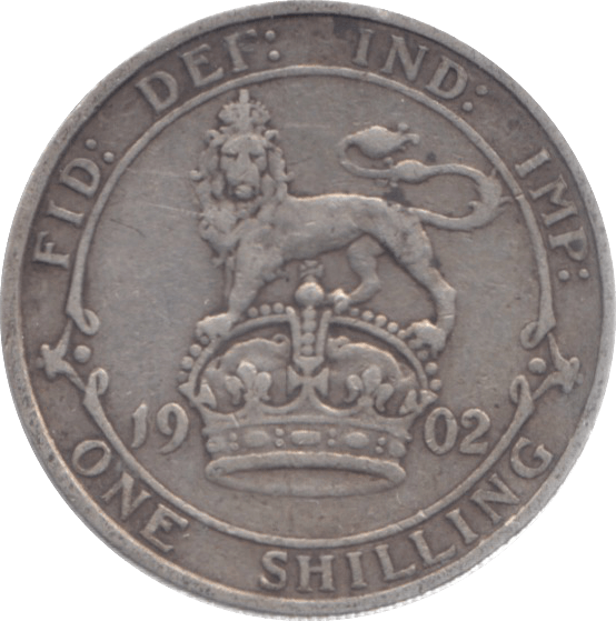 1902 SHILLING ( GF ) 14 - Shilling - Cambridgeshire Coins