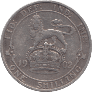 1902 SHILLING ( GF ) 15 - Shilling - Cambridgeshire Coins