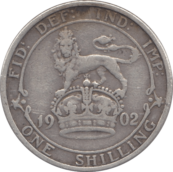 1902 SHILLING ( GF ) - Shilling - Cambridgeshire Coins