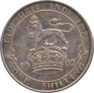 1902 SHILLING ( GVF ) 7 - Shilling - Cambridgeshire Coins