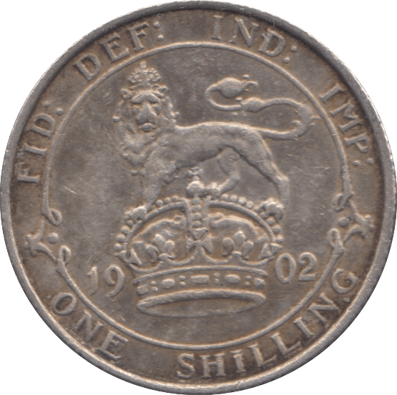 1902 SHILLING ( GVF ) 7 - Shilling - Cambridgeshire Coins