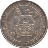 1902 SHILLING ( GVF ) 7 - Shilling - Cambridgeshire Coins