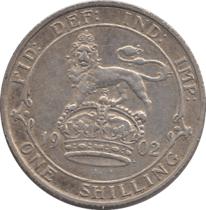 1902 SHILLING ( GVF ) - Shilling - Cambridgeshire Coins