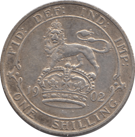 1902 SHILLING ( GVF ) - Shilling - Cambridgeshire Coins