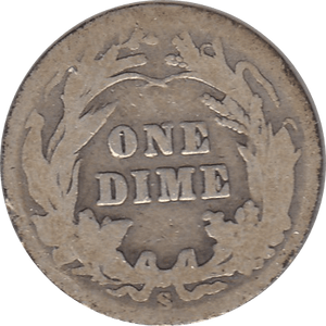 1902 SILVER DIME USA S - SILVER WORLD COINS - Cambridgeshire Coins