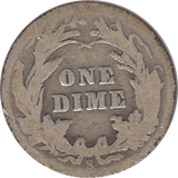 1902 SILVER DIME USA S - SILVER WORLD COINS - Cambridgeshire Coins