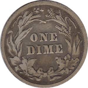 1902 SILVER DIME USA - SILVER WORLD COINS - Cambridgeshire Coins