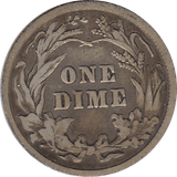 1902 SILVER DIME USA - SILVER WORLD COINS - Cambridgeshire Coins