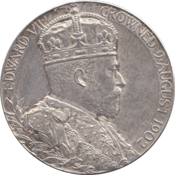 1902 SILVER EDWARD VII ALEXANDRA MEDALLION - MEDALLIONS - Cambridgeshire Coins
