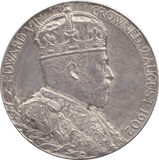 1902 SILVER EDWARD VII ALEXANDRA MEDALLION - MEDALLIONS - Cambridgeshire Coins