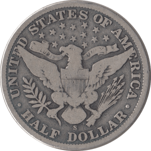 1902 SILVER HALF DOLLAR USA SAN FRANCISCO - SILVER WORLD COINS - Cambridgeshire Coins