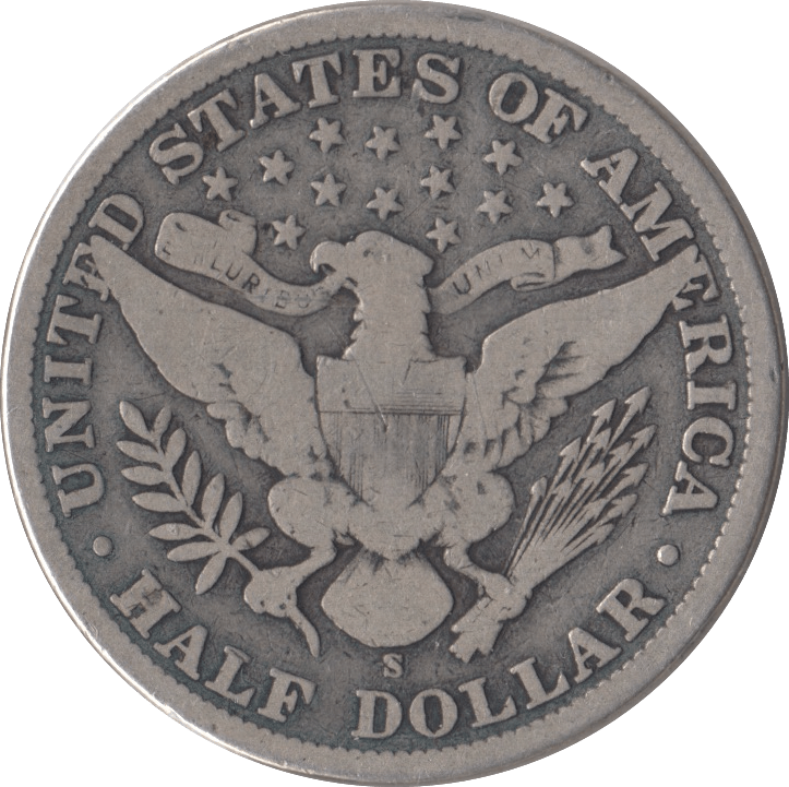 1902 SILVER HALF DOLLAR USA SAN FRANCISCO - SILVER WORLD COINS - Cambridgeshire Coins