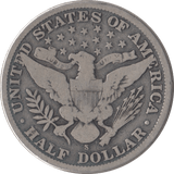 1902 SILVER HALF DOLLAR USA SAN FRANCISCO - SILVER WORLD COINS - Cambridgeshire Coins