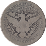 1902 SILVER HALF DOLLAR USA - SILVER WORLD COINS - Cambridgeshire Coins