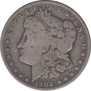 1902 SILVER MORGAN DOLLAR SAN FRANCISCO MINT - SILVER WORLD COINS - Cambridgeshire Coins